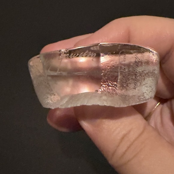 Two Signed Mats Jonasson Full Lead Crystal Owl Paperweights Sweden Home Decor - Picture 6 of 7